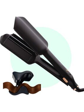 Mint Double Barrel Mermaid Hair Waver for Long Hair & Beachy Waves Styling Tool